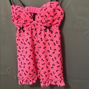 Cherry Cherry Boom Boom Babydoll Cami